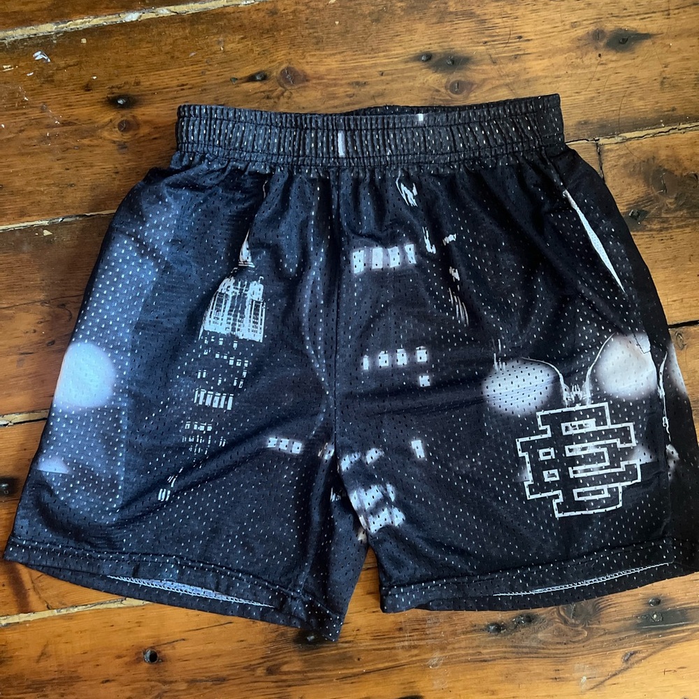 Eric Emanuel Black and White Shorts